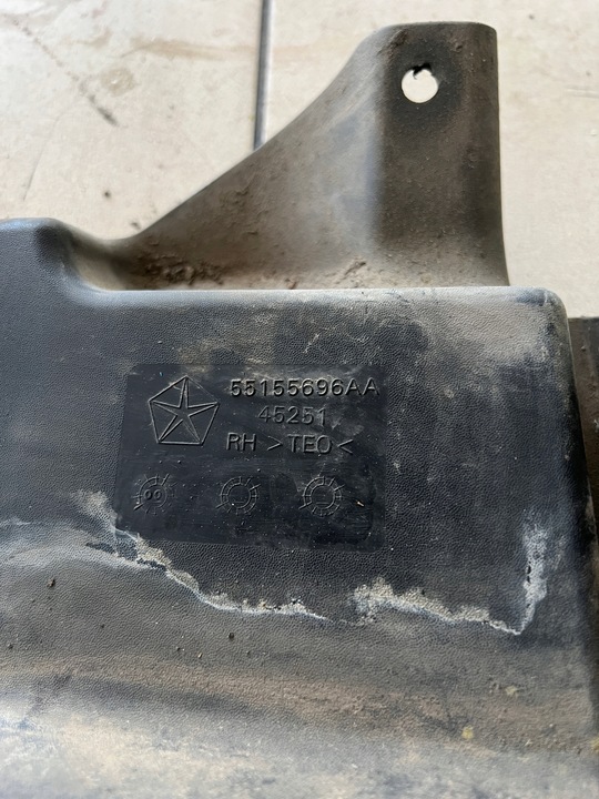 фото №3, Jeep wrangler tj 97-06 брызговик зад задний