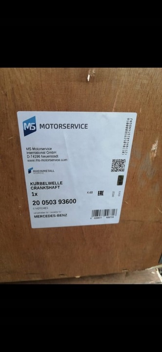 фото №1, Wał колінчастий om936la actros mp4 mp5 atego 3