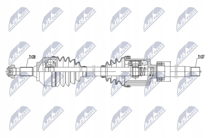 фото №2, Npw-ct-099 nty піввісь привідна citroen c5 iii 2.0hd