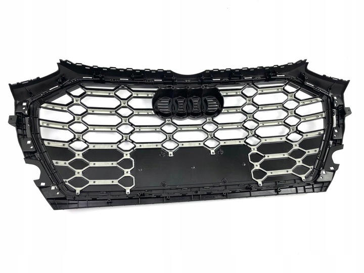 фото №12, Решётка решётка радиатора audi q5 sq5 80a рестайлинг s-line 2021+ чёрный блеск