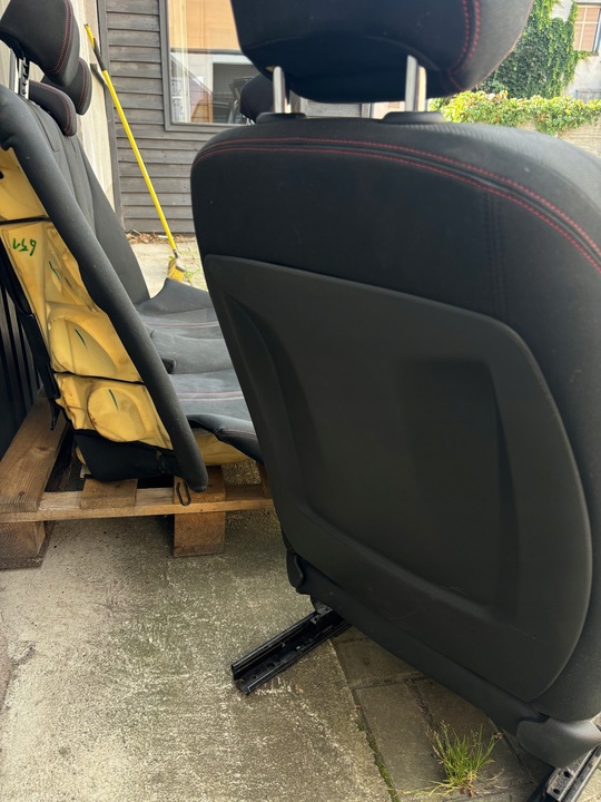 фото №12, Сиденья kanpa сиденье перед bmw f30 м-пакет sport красная nić комплект