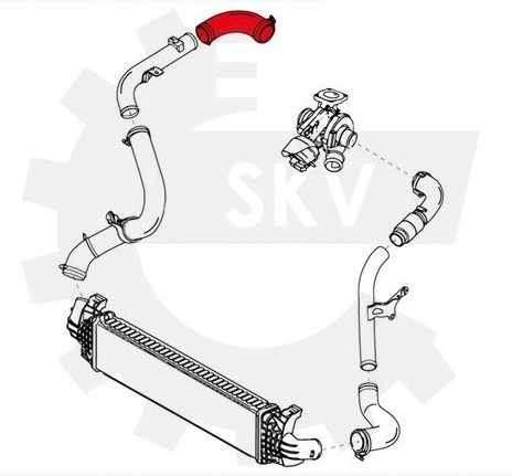 фото №3, Шланг труба интеркулер ford focus c-max 1.8tdci