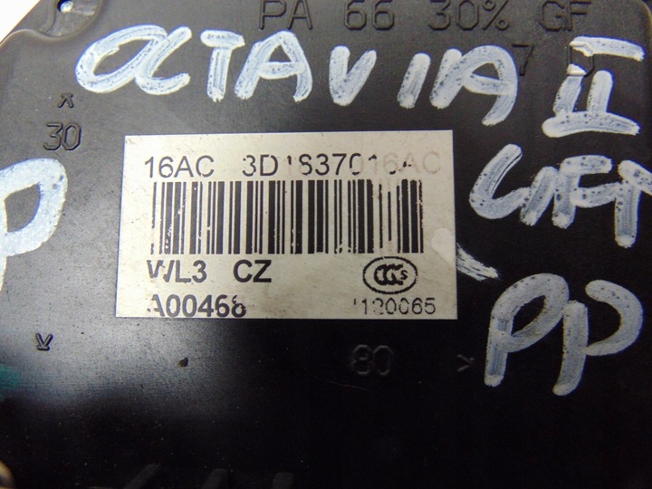 фото №10, Замок двері праві перед skoda octavia ii рестайлінг 3d1837016ac 9pin європа