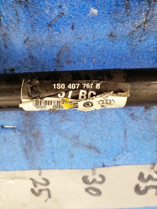 фото №2, Піввісь ліва vw up 1.0 mii citigo 1s0407761b 2012r