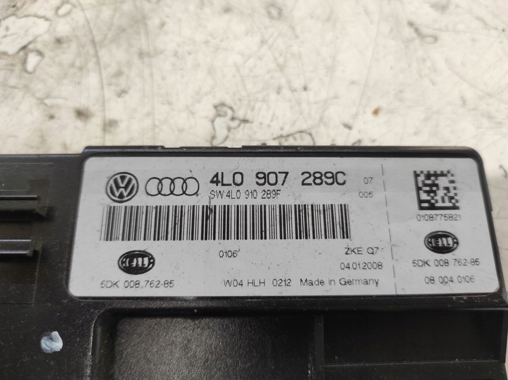 фото №3, Audi q7 4l 05- модуль комфорта 4l0907289c