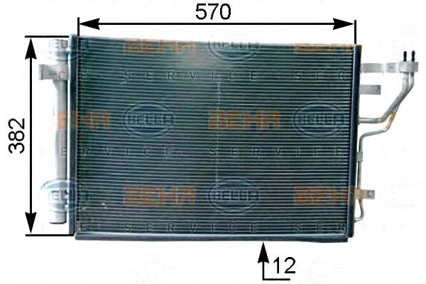 фото №2, Конденсатор радіаторів кондиціонера [behr hella]