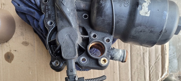 фото №3, A6 c7 4g корпус фильтра масла основание 3.0 tdi biturbo a7 4g