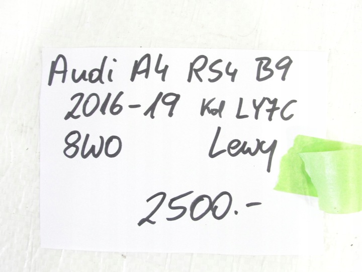 фото №13, Крило перед лівий audi a4 rs4 b9 16-19 8w0 kol ly7c