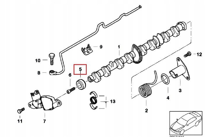 фото №8, Bmw 1 e82 купе 2.0i valvetronic wał магнитный колесо 11377534164
