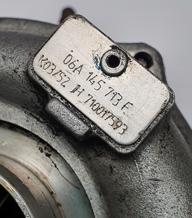 фото №6, Турбонагнітач турбіна audi tt 8n 1.8 t 06a145713f