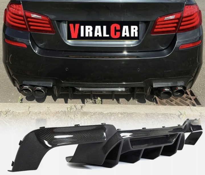 фото №1, Дифузор накладка зад bmw f10 f11 карбон