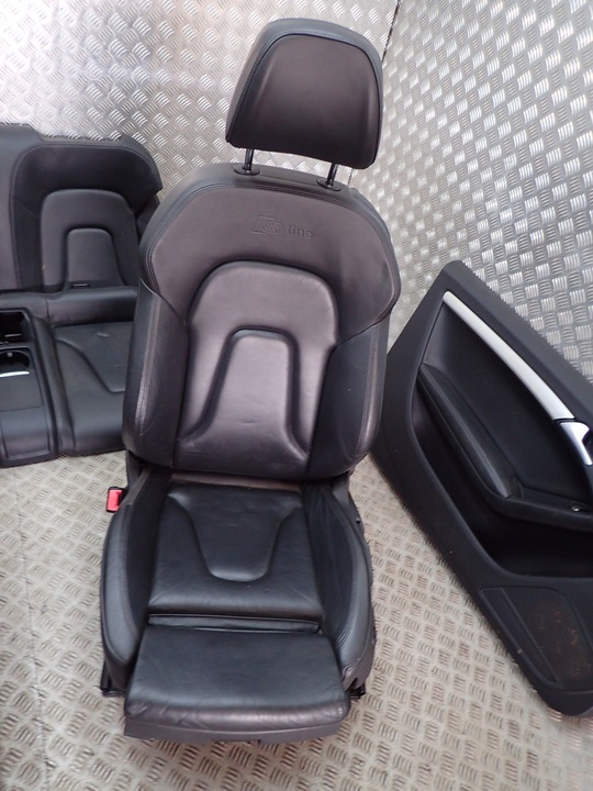 фото №7, Audi a5 8f 8t cabrio сиденья обивка диван обшивки кожа подогрев туннель n11