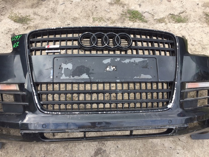 фото №7, Audi q7 4l lz9y бампер перед переднє решітка радіатора решітка
