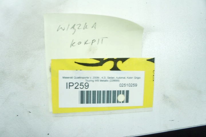 фото №8, Ip259 maserati quattroporte v джгут панелі капот