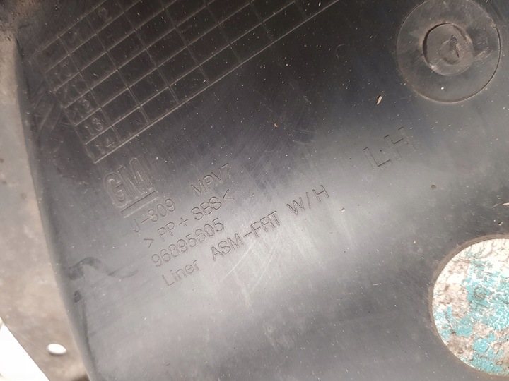 фото №14, Chevrolet orlando підкрилок лівий перед 96895605 2010-