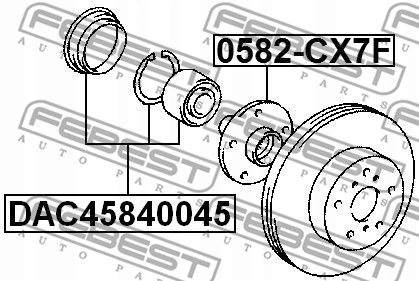 фото №13, Ступица диски перед bez подшипник mazda cx-7 06-, mpv 06-