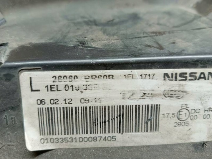 фото №13, M42 26060br60b фара передняя левая nissan qashqai j10 рестайлинг 10-14 ксенон