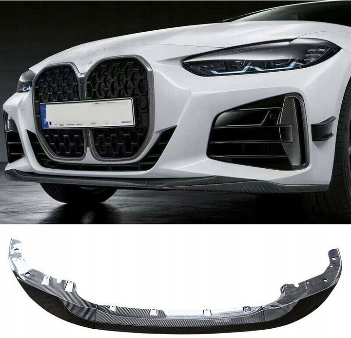 фото №9, Накладка перед lip bmw g22 вигляд карбон performance