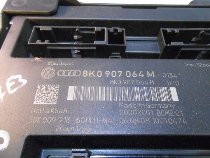 фото №11, Audi a4 b8 модуль блок керування  bcm комфорт 8k0907064m