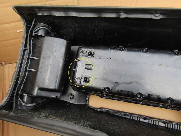 фото №16, 3 mercedes w201 190 туннель средний чёрный