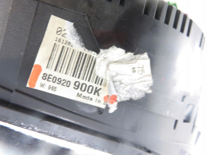 фото №13, Спідометр  audi a4 b6 avant 8e5 1.9 tdi quattro - avf 0263626035 8e0920900k