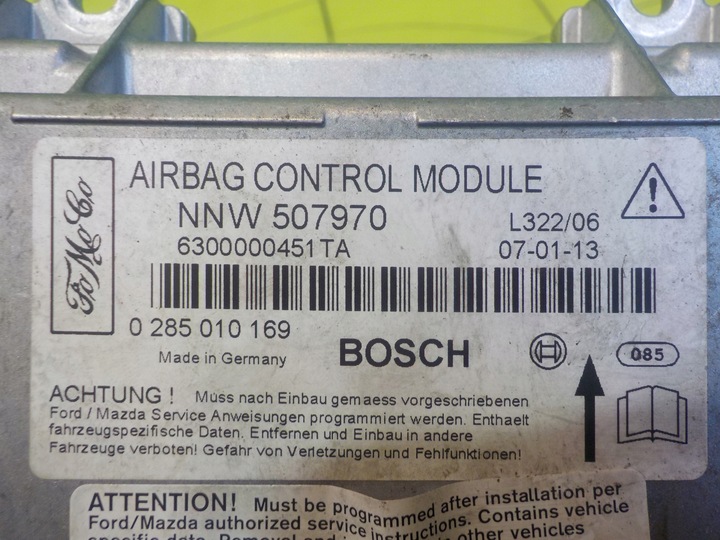 фото №3, Range rover l322 3.6 tdv8 07r 5d модуль датчик подушка безопасности nnw507970 0285010169