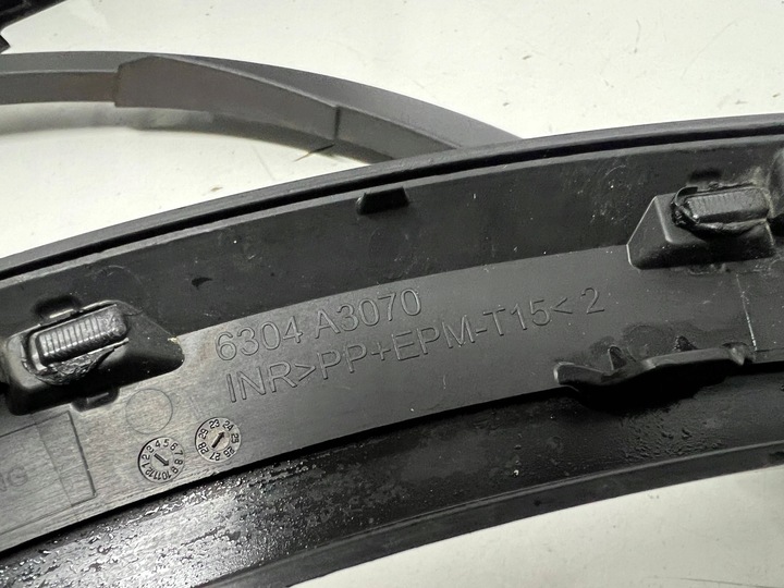 фото №10, Qashqai j12 перед сторона правая планка накладка крыло переднее 63810-hn20a