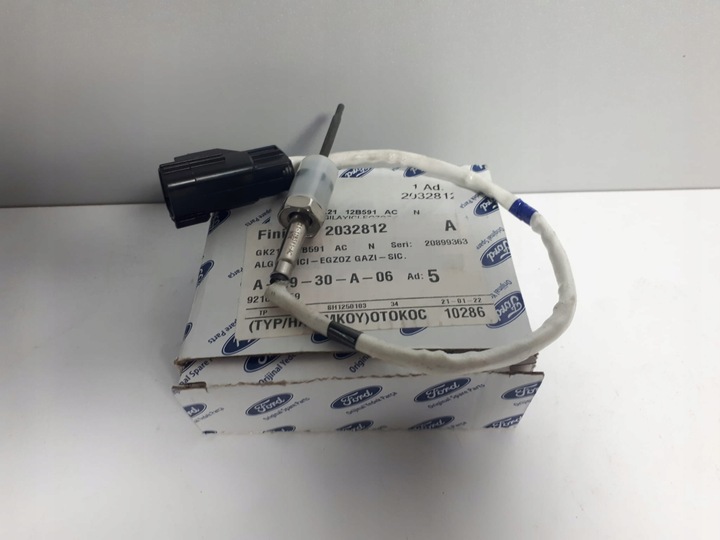 фото №1, Датчик температура. выхлопных газов ford custom transit 2.0 tdci