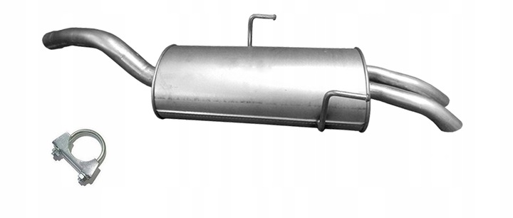 фото №1, Citroen c8 2.2i 16v 116kw od 2002r. глушник кінцевий