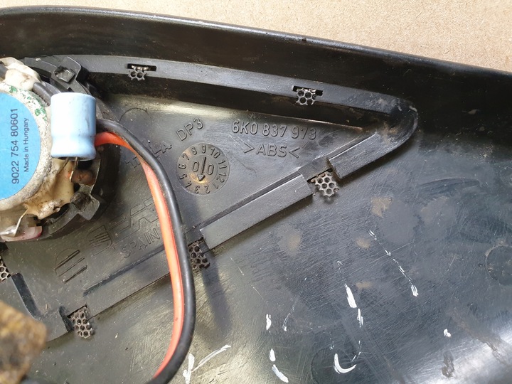 фото №11, Динамик заглушка треугольник зеркало правый перед seat cordoba i ibiza ii оригинальный номер