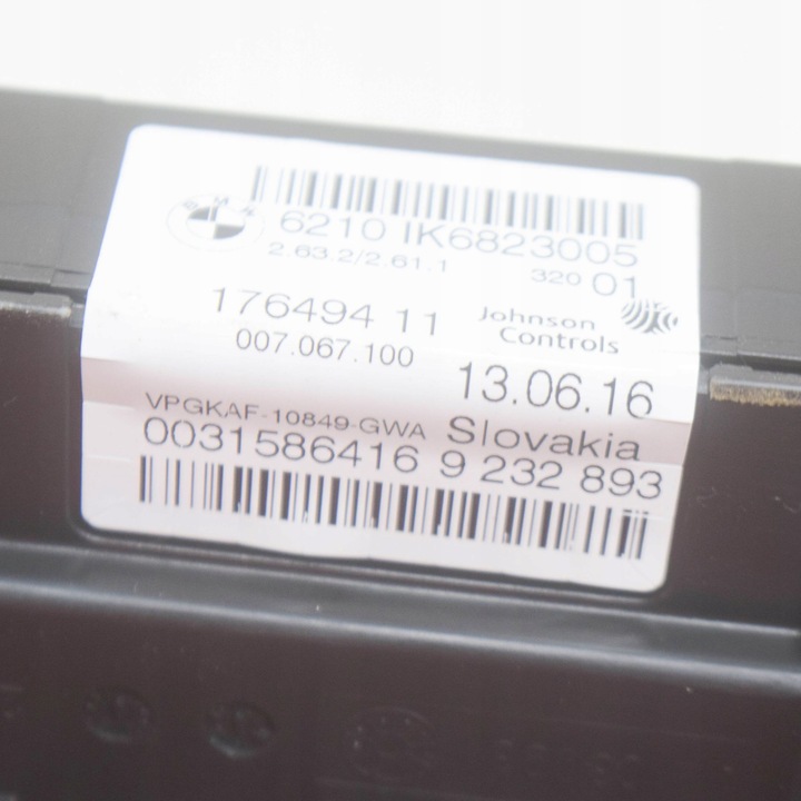 фото №6, Bmw 3 f30 f35 f31 2016 спидометр / спидометр