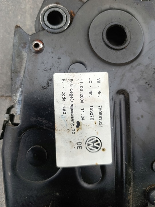 фото №8, Vw t5 t5 рестайлинг t6 крепление механизм спинка сиденья двойное сиденье зад 7h0881321