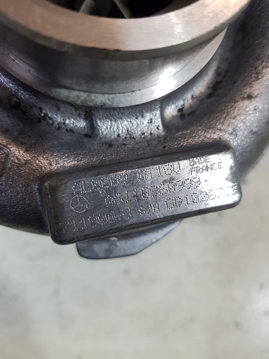 фото №16, Турбонагнітач a6110960999 mercedes w203 2.2cdi 611962