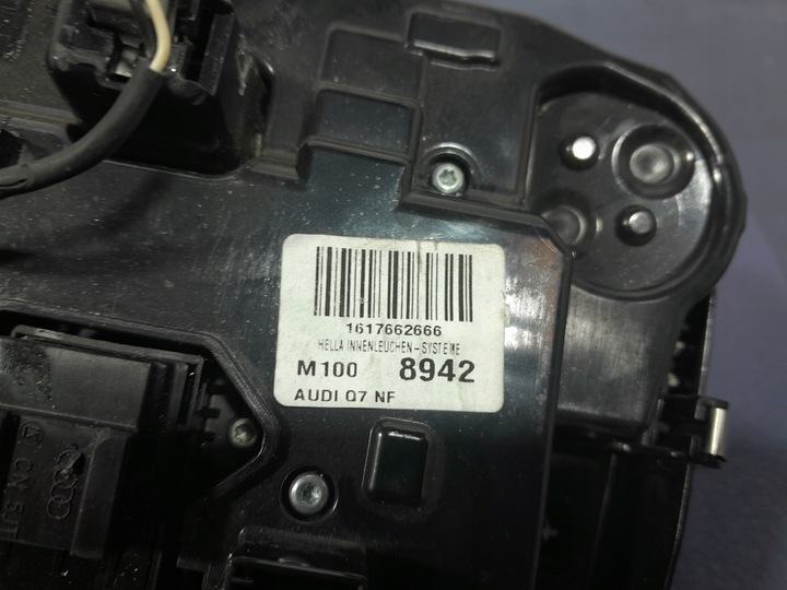 фото №7, Audi q7 ii 4m лампа стеля освітлення кабіни інтер'єру 4m0947135ae