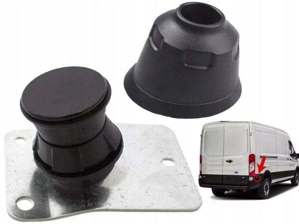 фото №1, Отбойник отбойник ограничитель магнит + защита дверь зад ford transit vii viii