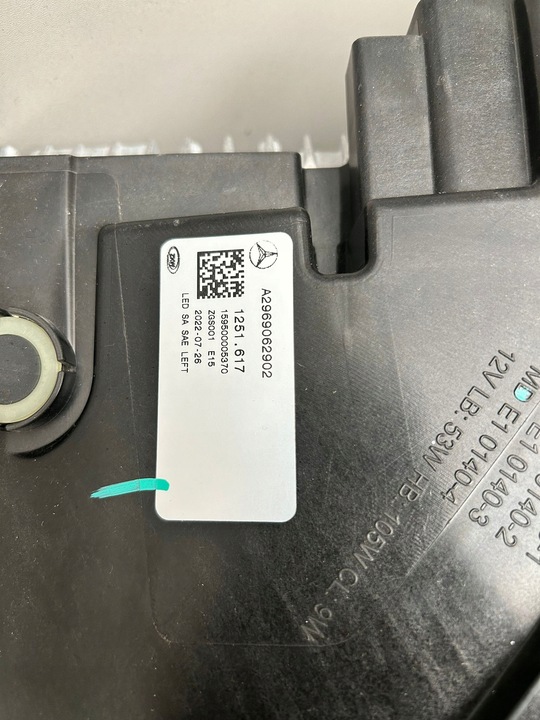 фото №8, Mercedes eqs suv 296 x296 usa комплект лампа права ліва digital light