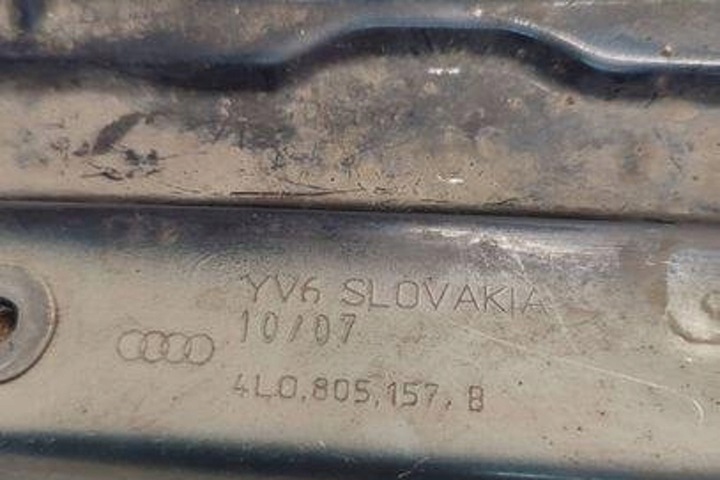 фото №1, Кріплення передньої лівого крила audi q7 4l 4l0805157b 3.0l дизель