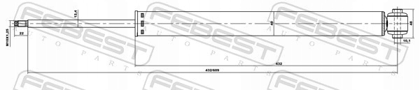 фото №3, Амортизатор задній mercedes benz glk 200 204.#