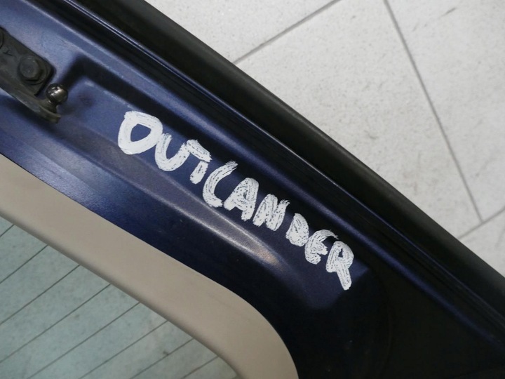 фото №16, Mitsubishi outlander ii кришка багажника скло лампи зад задня синя 37e