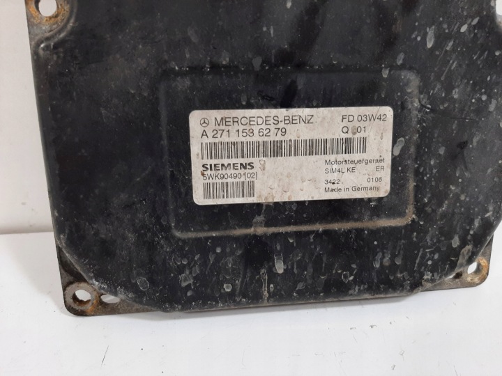 фото №9, Mercedes w211 e200 компресор 03r блок керування двигуном (ecu) a2711536279 замок запалювання