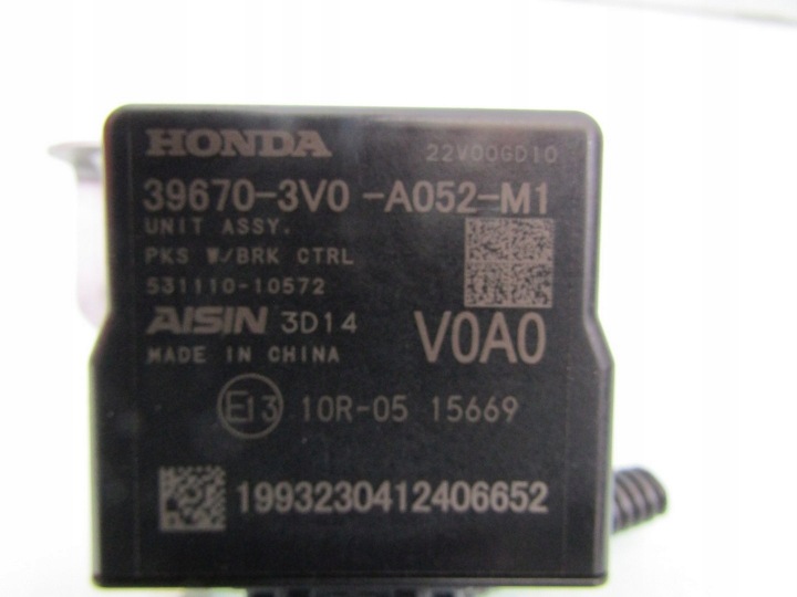 фото №7, Honda zr-v 24r модуль блок управления  39670-3v0-a052-m1 531110-10572
