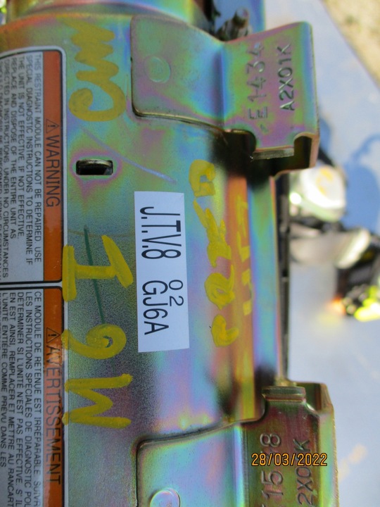 фото №9, Подушки натягувачі ремені mazda 6 gg