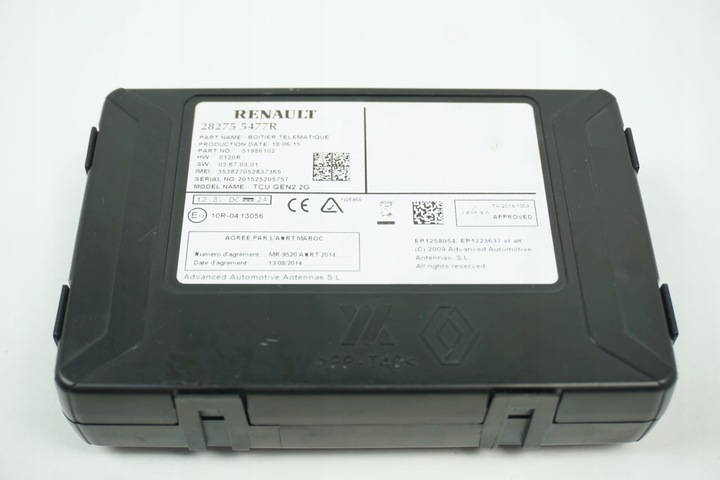 фото №2, Модуль навігації renault twingo iii 282755477r