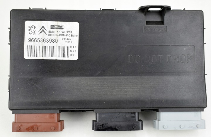 фото №1, Citroen c5 iii модуль сидіння блок керування лівий водія 9665363980