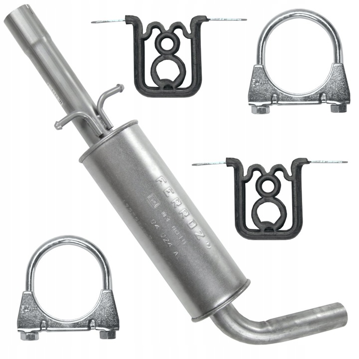 фото №1, Глушник середній vw new beetle i 1 9c 2.0 хомути