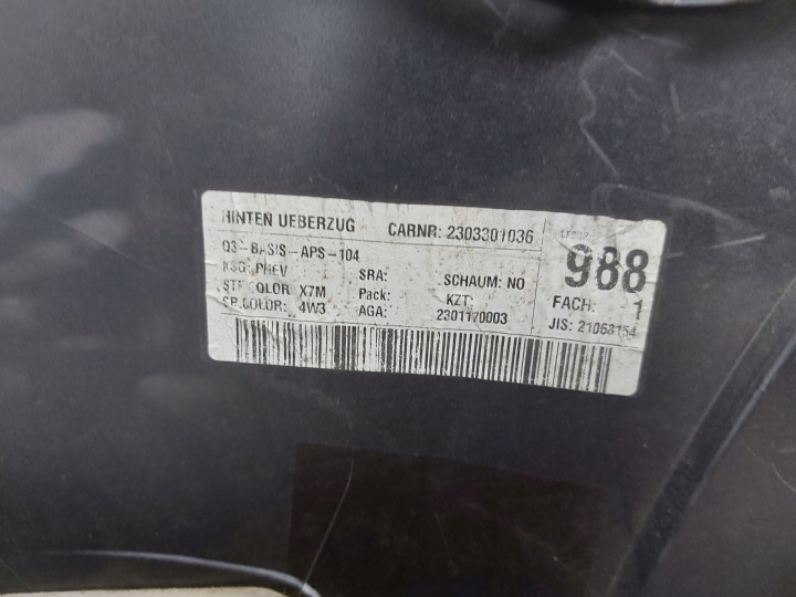 фото №13, Audi q3 ii 1.5 tfsi 23r бампер задний 83a807521d