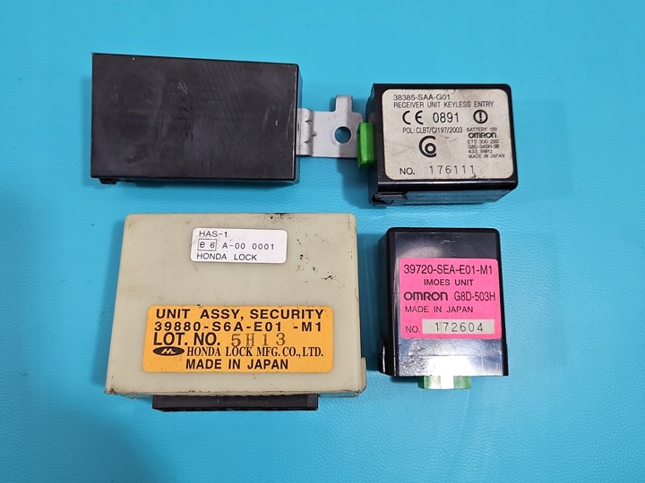 фото №10, Комп'ютер блок керування двигуна набір honda fr-v 2.2 i-ctdi