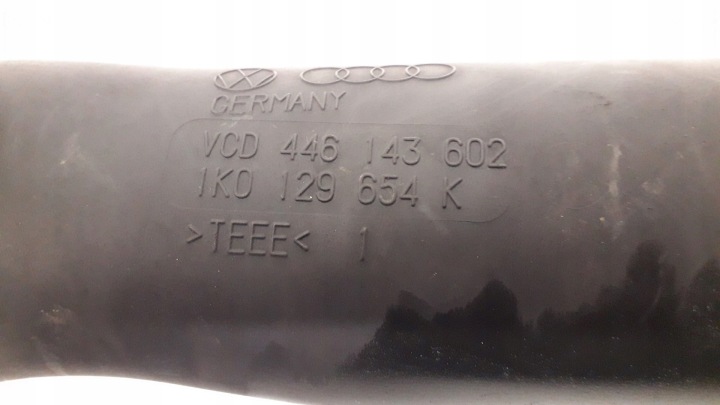 фото №8, Vw audi seat skoda труба шланг повітря 1k0129654k