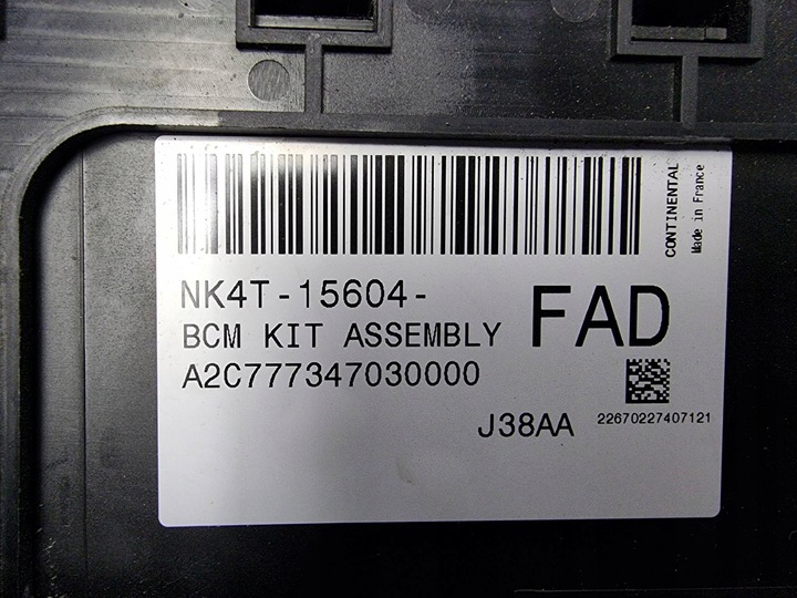 фото №2, Коробка предохранителей nk4t-15604 ford transit mk8