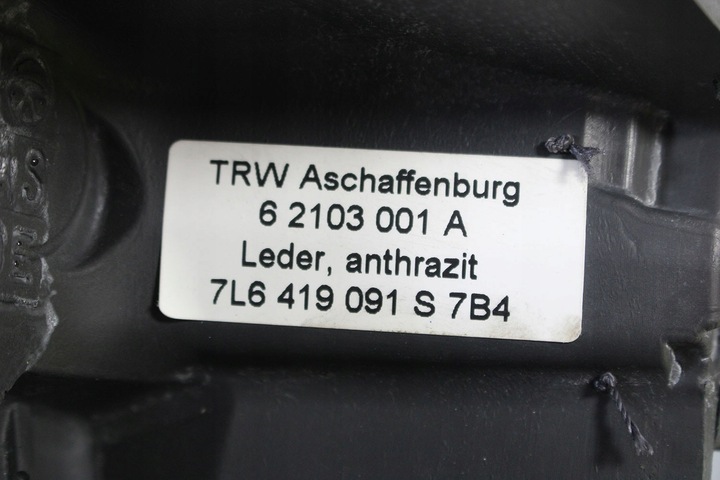 фото №7, Vw touareg phaeton руль 7l6419091s 7l6 419 091 s обивка кожа колесо